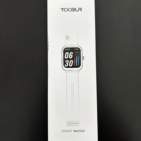 BRAND NEW TOOBUR Smart Watch w/ Alexa Built-in, 1.8" Compatible Android & iOS - Picture 2 of 6